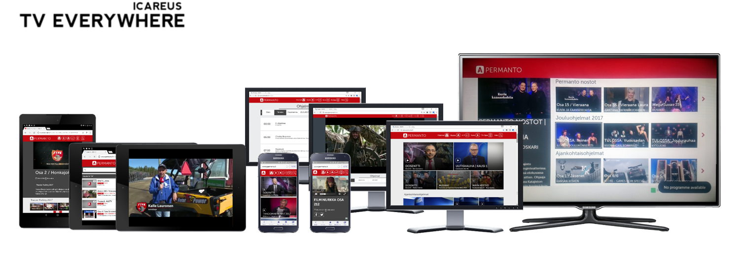 Icareus TV Everywhere devices