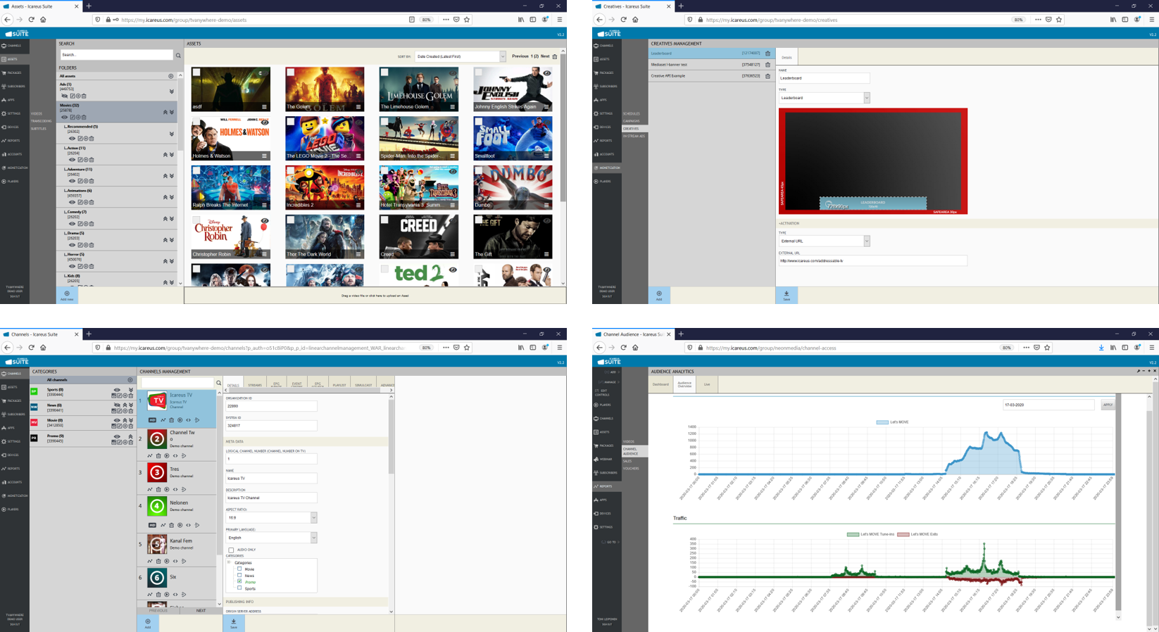 Icareus Suite features