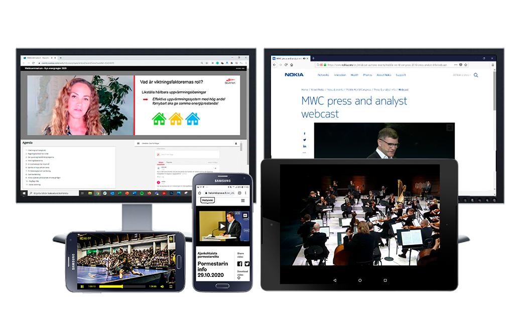 Icareus Webinar and Webcasting Events